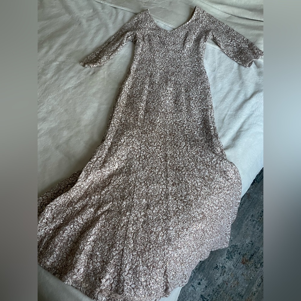 Elegant Sequined evening gown /  Dress